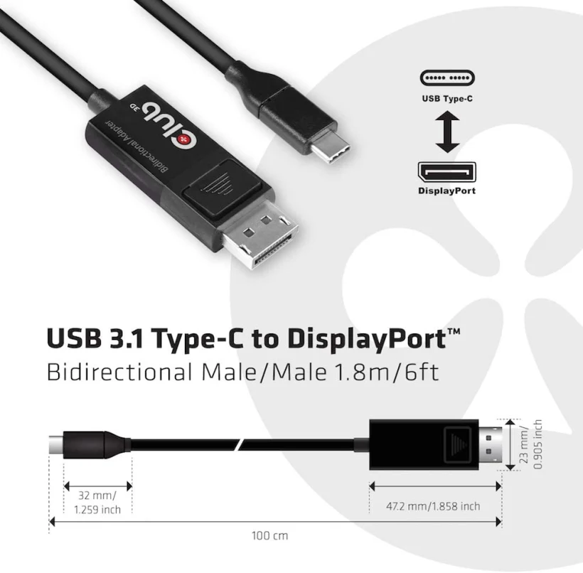 VisionTek - DisplayPort cable - DisplayPort (M) to DisplayPort (M